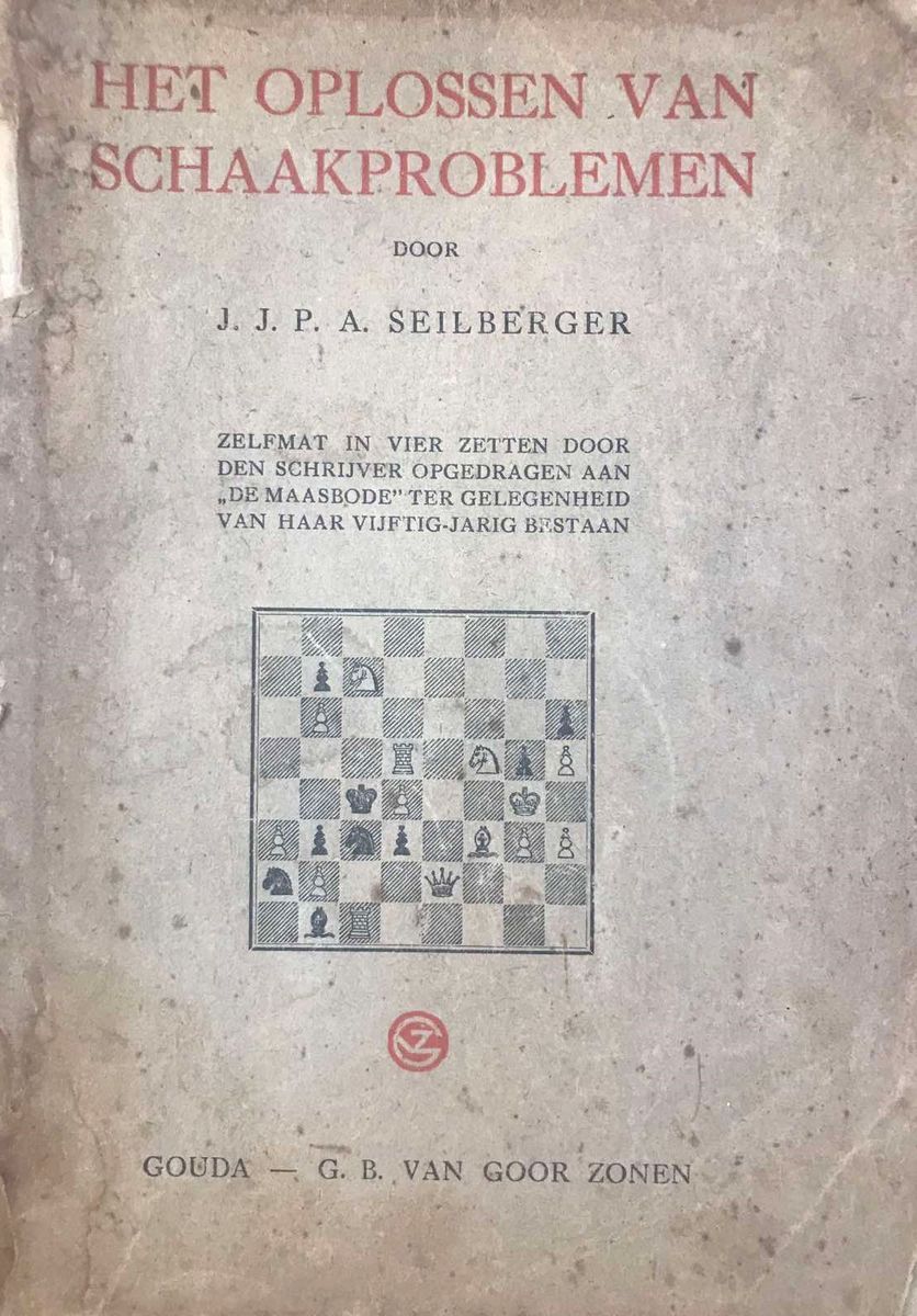 Selfmate in 4 moves dedicated to ''De Maasbode'' for their 50-year anniversary