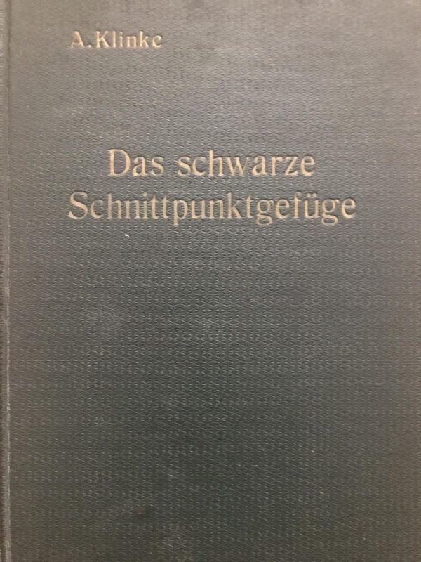 Das schwarze Schnittpunktgefuge