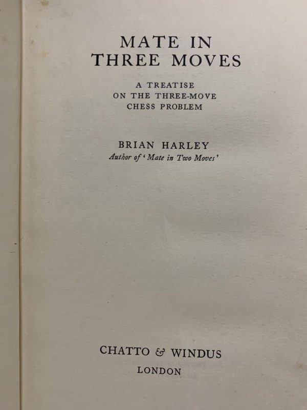 Mate in Two Moves The two move chess problem Made Easy 1943