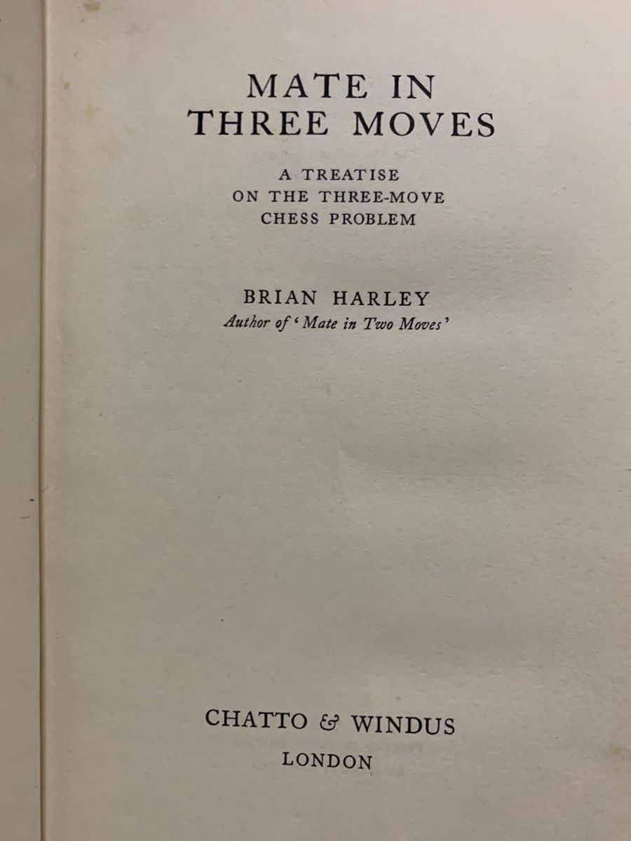 Mate in Two Moves The two move chess problem Made Easy 1943